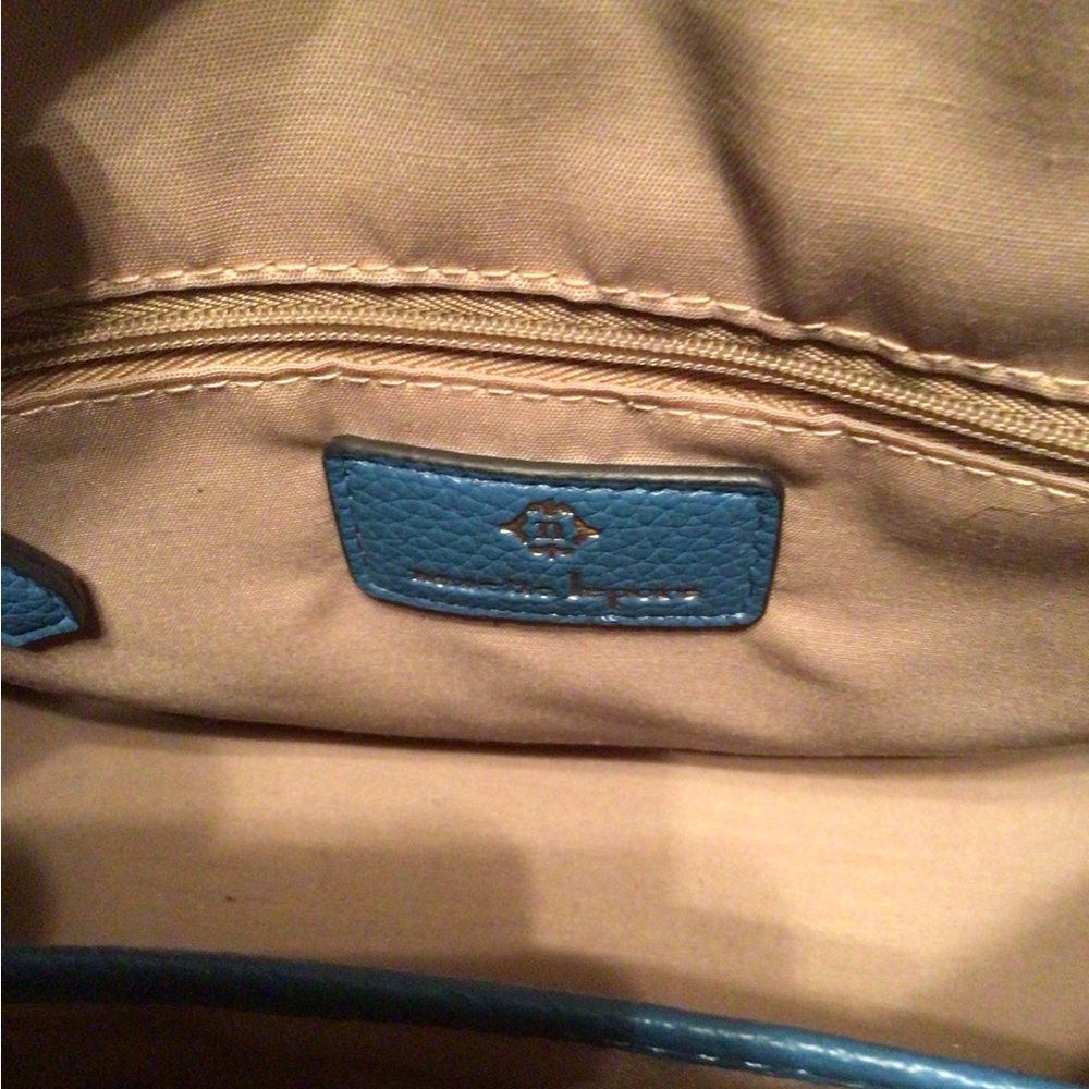 Nanette Lepore Blue Satchel with Black Handles - Picture 4 of 8